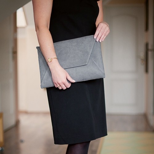 kopertówki Kopertówka XL Szara