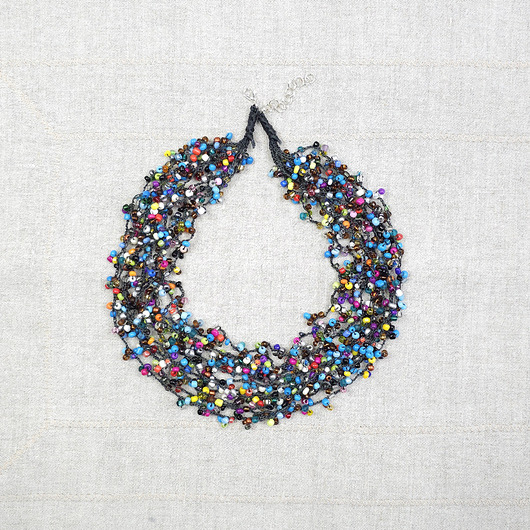 kolie 7026 Multikolorowy naszyjnik boho