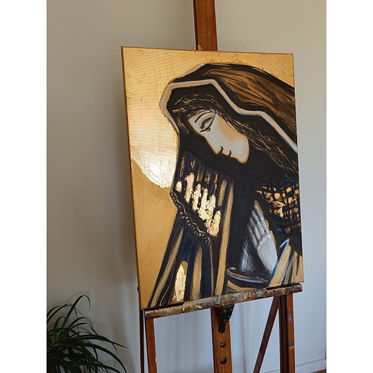 obrazy Obraz na zamówienie kupującego - Maryja - 70x50 cm