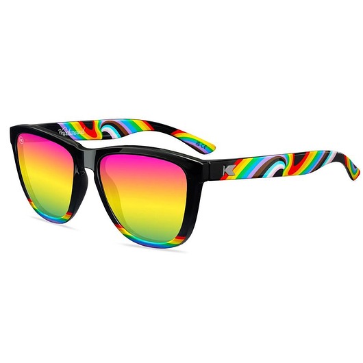 okulary damskie Tęczowe okulary przeciwsłoneczne Rainbow on My Parade Premiums