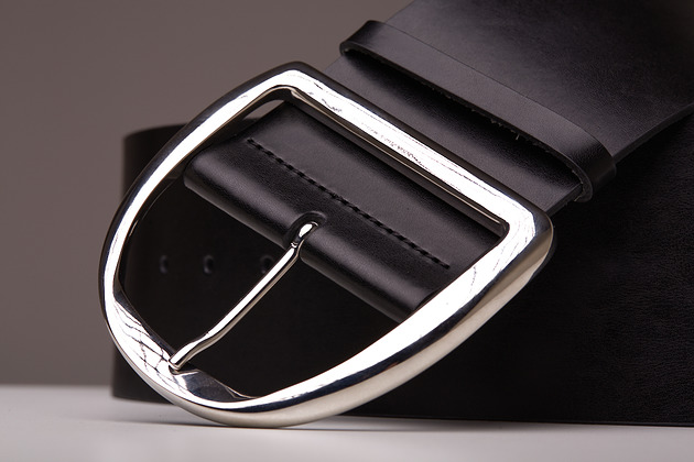 paski damskie Szeroki (8cm!) pasek na talię ANGIE SILVER