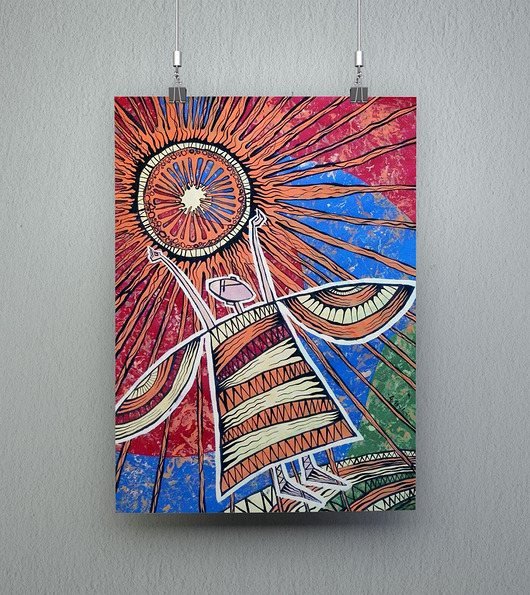 plakaty Anioł Słońca. Plakat