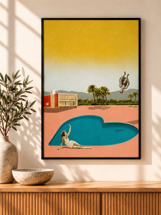 plakaty Plakat Fine Art giclee kolaż L.A.