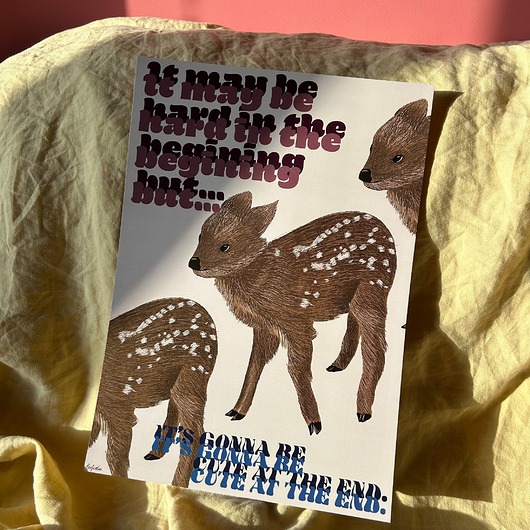 plakaty Plakat pudu cute a3