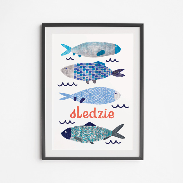 plakaty Plakat Śledzie