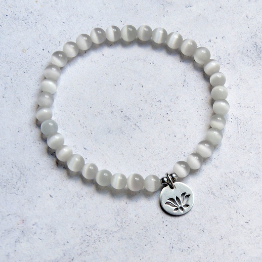 bransoletki z kamieni naturalnych S A L E : kwiat lotosu - symbol piękna, ideału