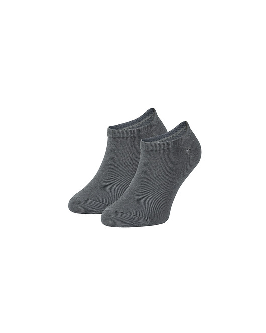 rajstopy i skarpetki Ciemne skarpetki dziecięce, skarpetki stopki BASIC - DARK GRAPHITE