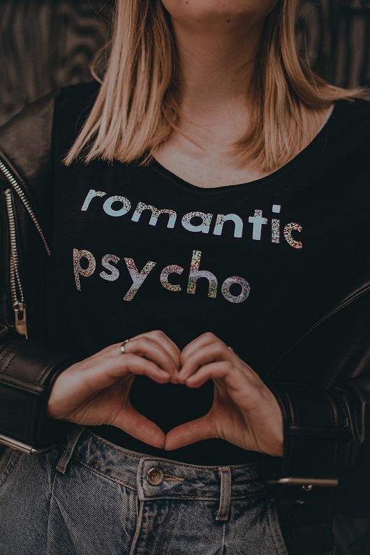 t-shirt damskie tszrt  - romantic psycho