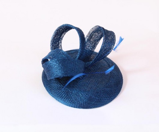 Fascynator 'royal blue' umodystki