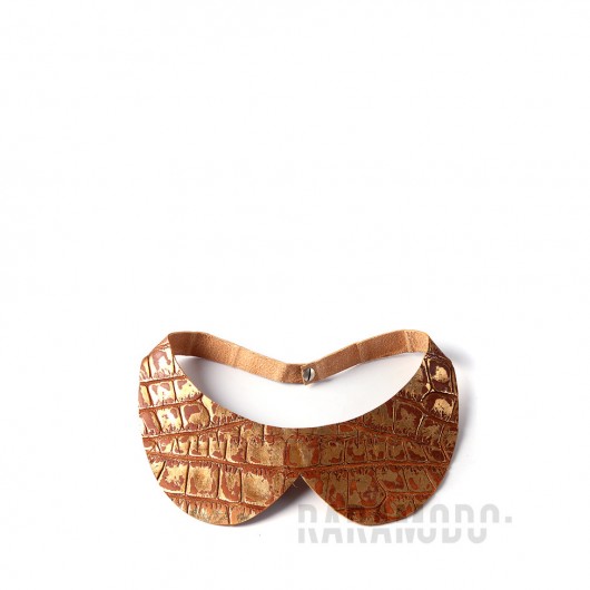 Gold croc Collar RARAMODO