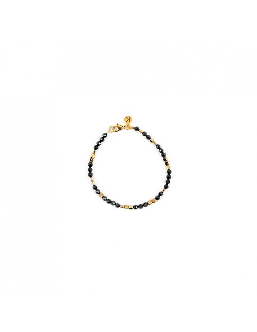 bransoletki - inne Bransoletka mix Black&Gold