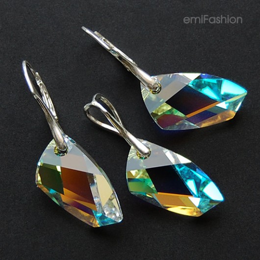 Promocja - Komplet Avant-Garde Crystal AB MAREMI Jewelry