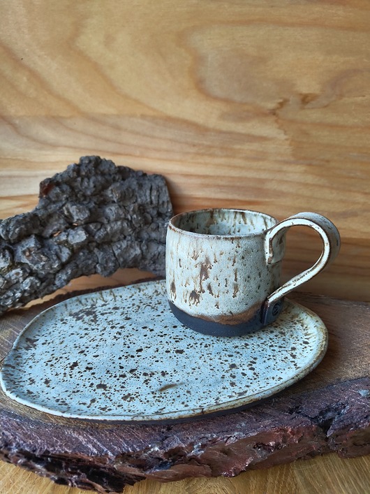 kubki Ceramiczny komplet nakrapiany N