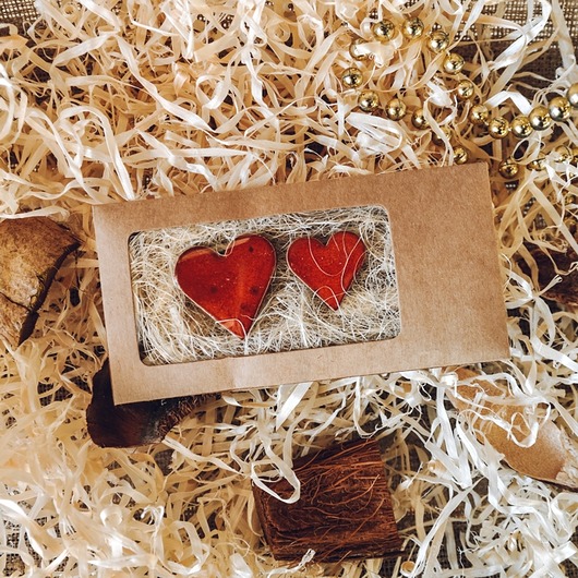 Love Box Mini - Magnesy serca czerwone ArtStyl Pracownia Ceramiki
