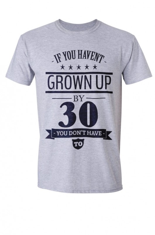 GROWN SZARA - Koszulka Męska T-shirt GAU great as You