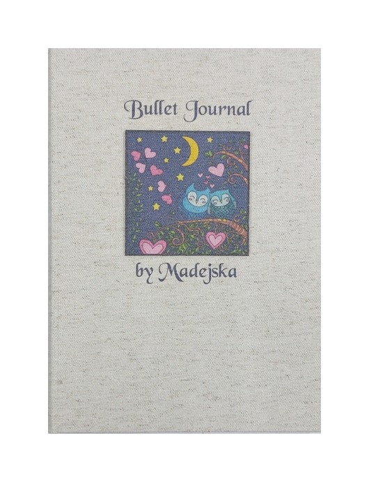 notatniki i albumy Notes Bullet Journal by Madejska 15x21 ekru 200 stron w kropki