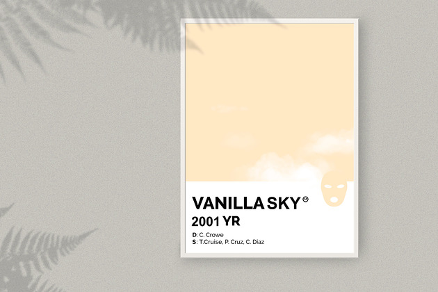 plakaty VANILLA SKY. PLAKAT, FILM, KOLOR . 50X70CM