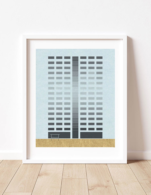 plakaty Minimalistyczny plakat na ścianę, BLOK