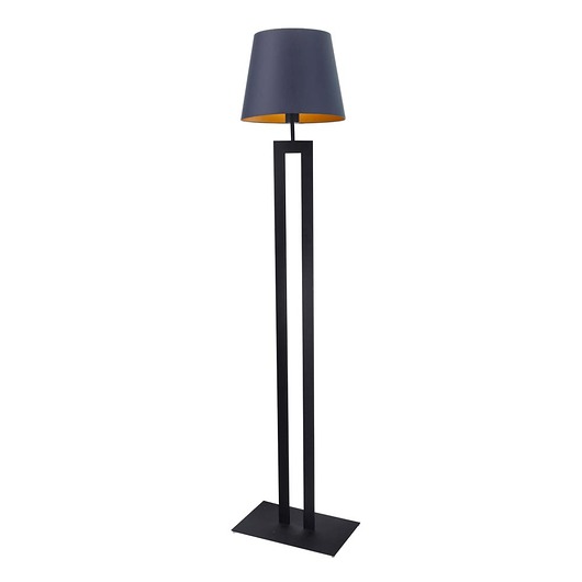 lampy podłogowe Designerska lampa stojąca do salonu z abażurem VEGAS GOLD