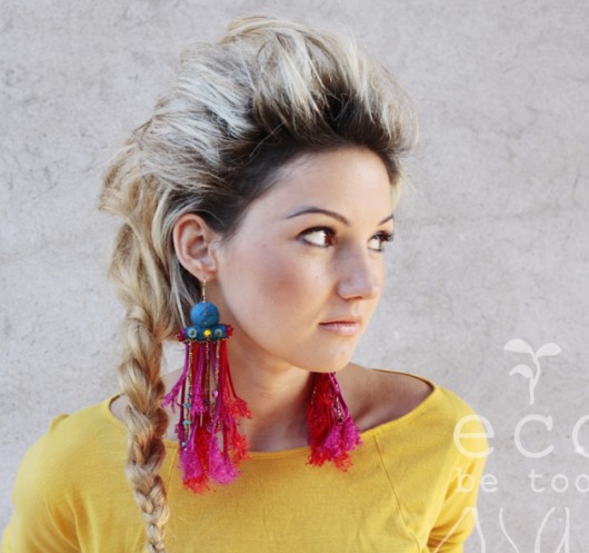 azja earrings ecobetoo