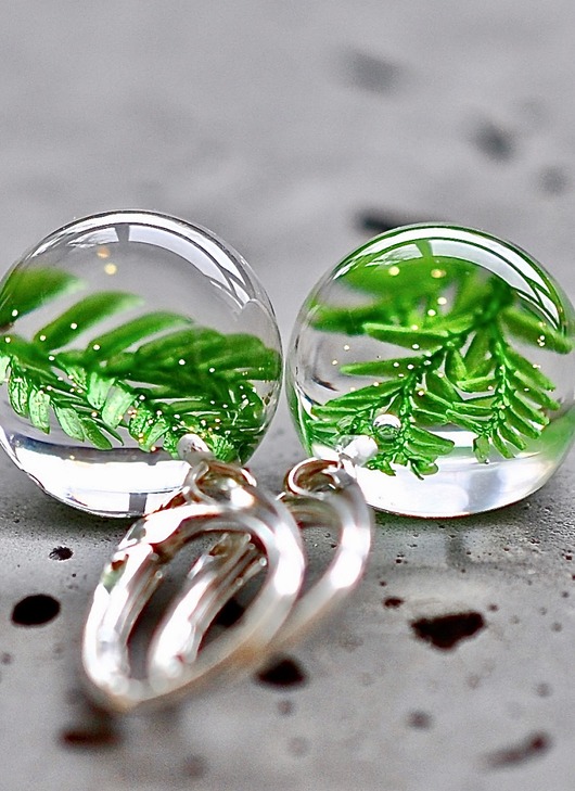 Kolczyki srebrne las Grol Jewellery