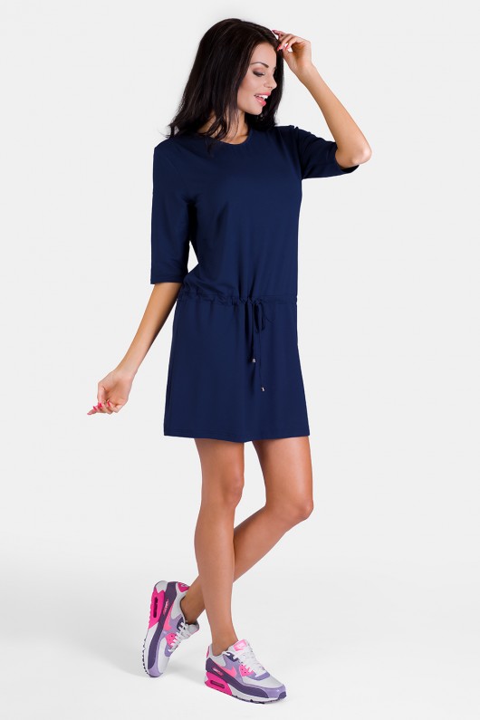 Granat sukienka dresowa casual style MISHE