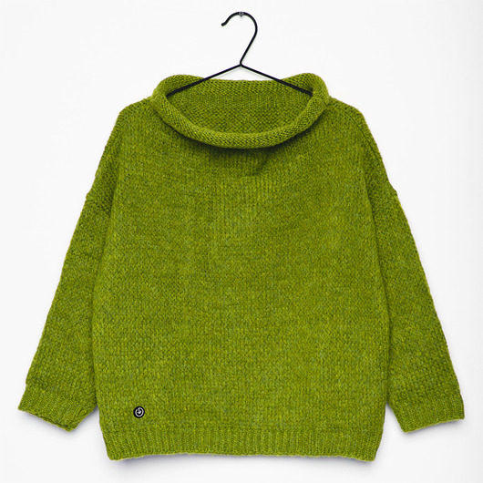 Sweter krótki UNDERWORLD zielony UNDERWORLD