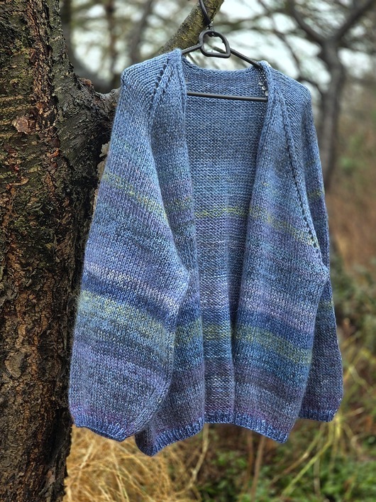 swetry damskie  Forget-me-not / balloon sweater