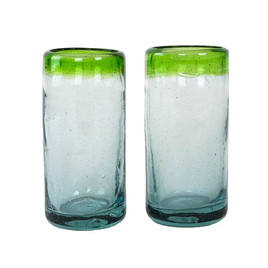 szklanki i kieliszki Komplet dwóch szklanek, duński design, lata 70, produkcja: Dania