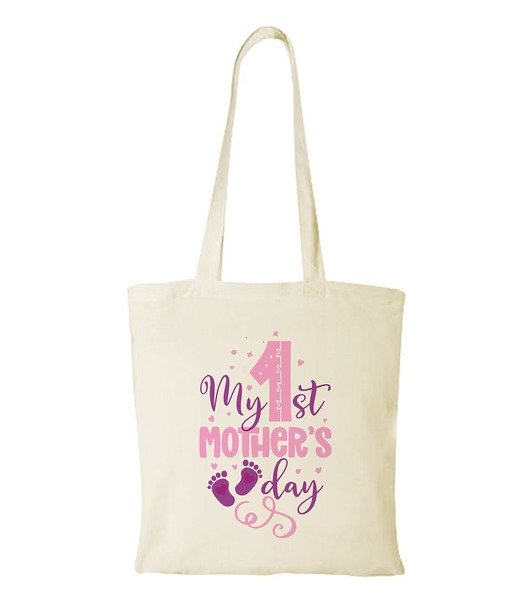 torby na zakupy Torba bawełniana "MY FIRST MOTHER'S DAY"