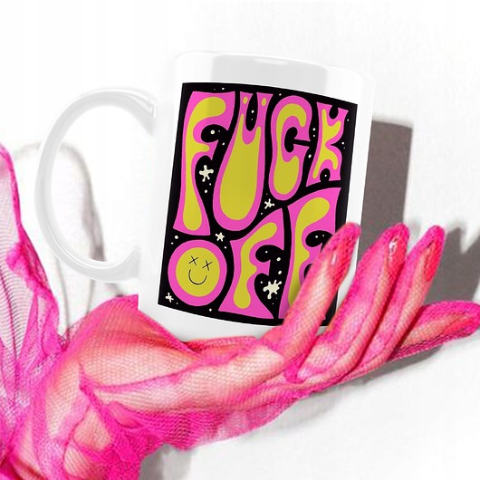 kubki Kubek śmieszny FUCK OFF