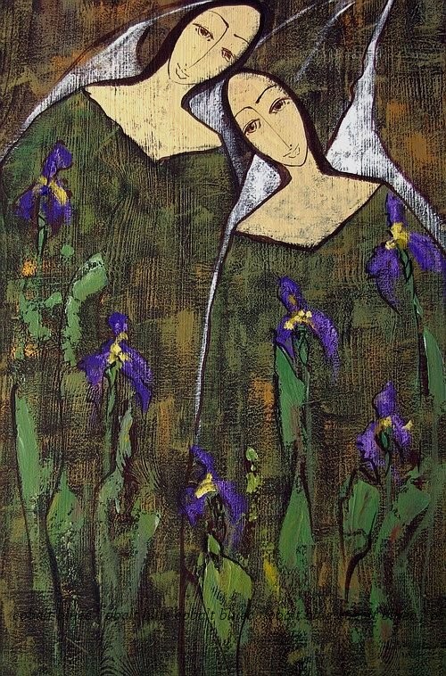 ANIOŁY  .......irysy cobalt