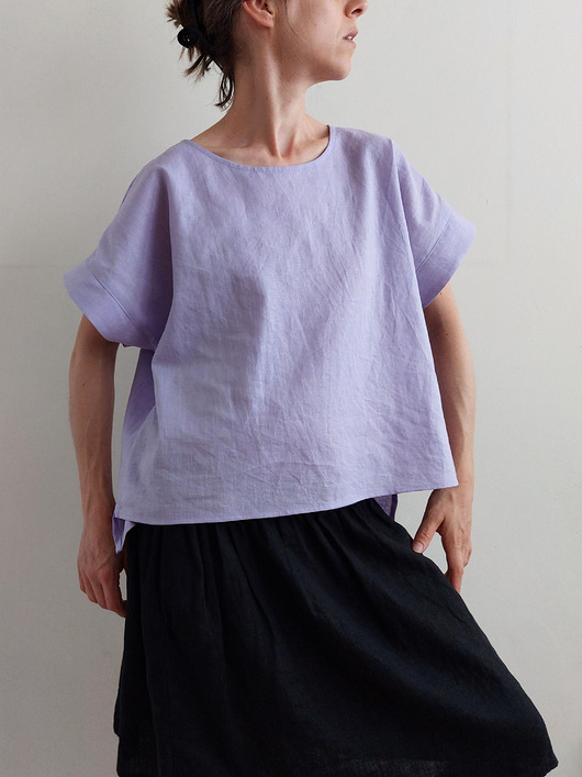 bluzki - inne Lniana koszulka oversize LULU