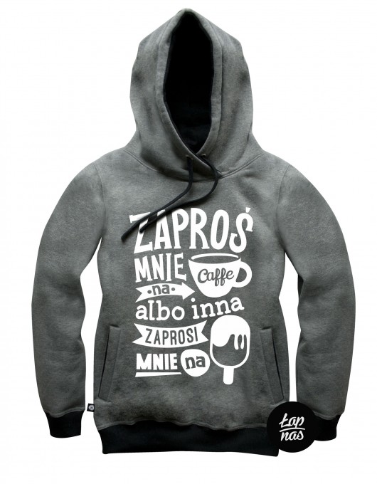 Bluza Męska Kawa czy Lody ŁAP NAS