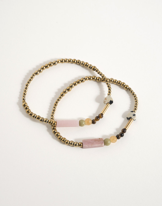 bransoletki z kamieni naturalnych Złote bransoletki z kamieni naturalnych