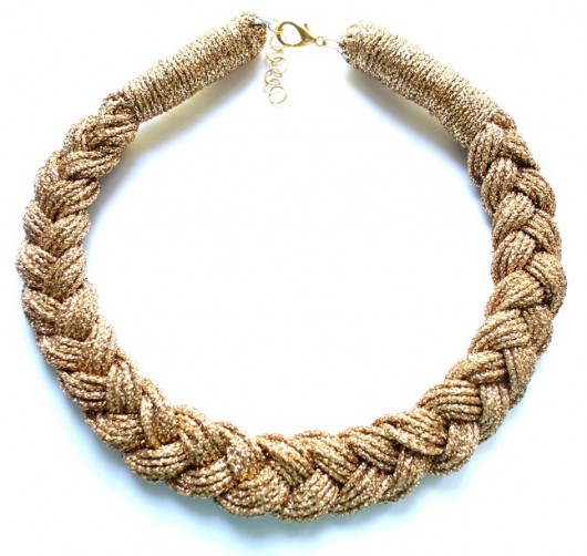 Golden Pigtail Republika jewelry