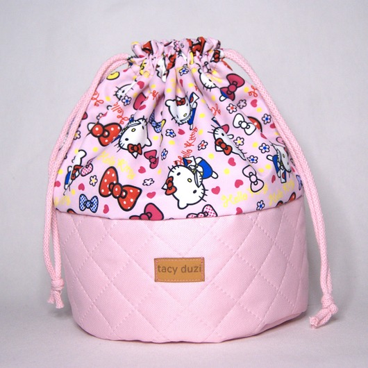 kosmetyczki Kosmetyczka worek duży " Hello Kitty "