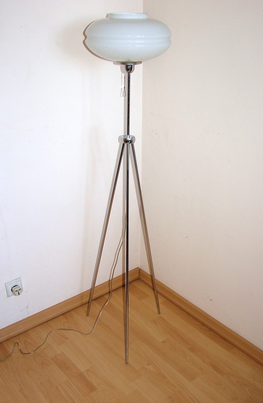 lampy podłogowe Lampa podłogowa trójnóg, lata 90
