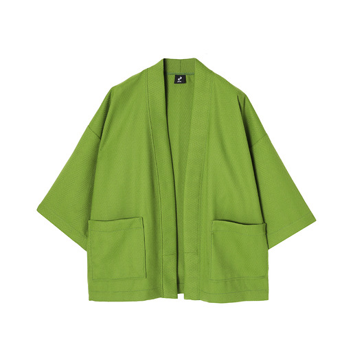 marynarki damskie In - Zielone kimono z widoczną strukturą