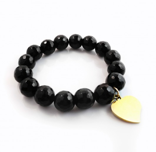 Bransoletka Black Heart labonita