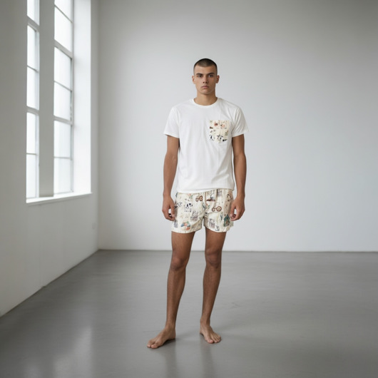 moda - inne Piżama Unisex bawełniana w wieś