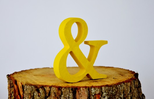 Litera &, ampersand ScandiArt Studio