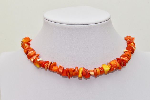 chokery Choker Naszyjnik Koral Kamień naturalny