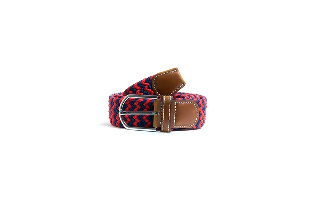 Pleciony pasek RED BLUE NAVY Pineapplestyle