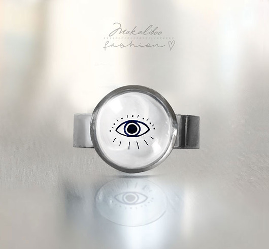 pierścionki srebrne Pierścionek Eye - Mini simple ring