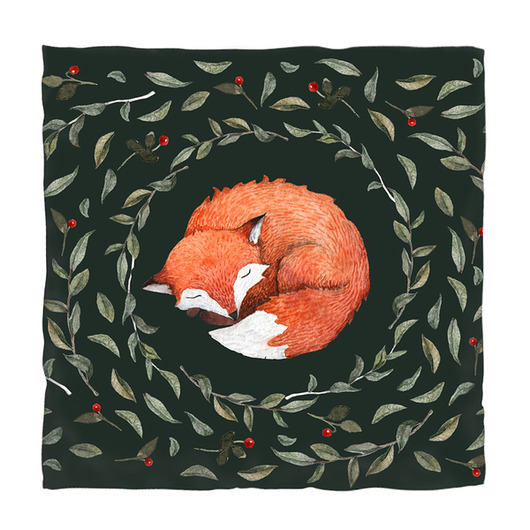 poduszki z grafiką Leśna poduszka. I love forest. lis