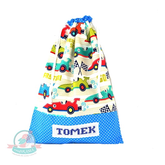 Worek z imieniem dziecka-faster craftKASIA