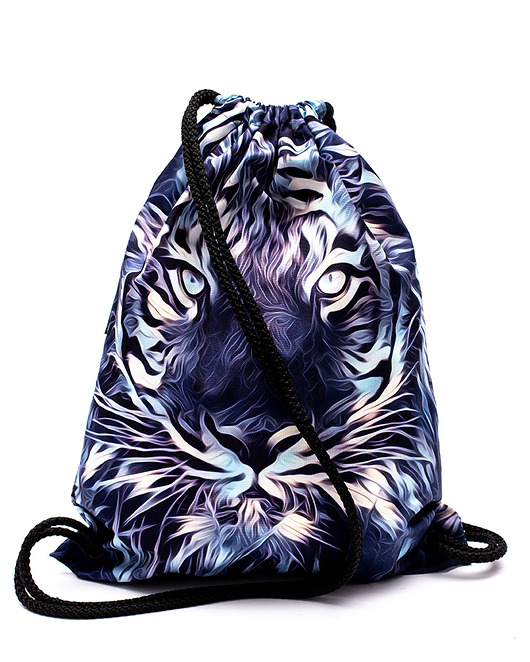 torebki, worki i plecaki dziecięce Worek Plecak Wodoodporny DR.CROW Tiger Art