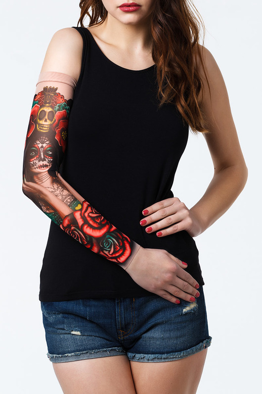 ubrania różne Rękawek z tatuażem SUGARSKULL (unisex)