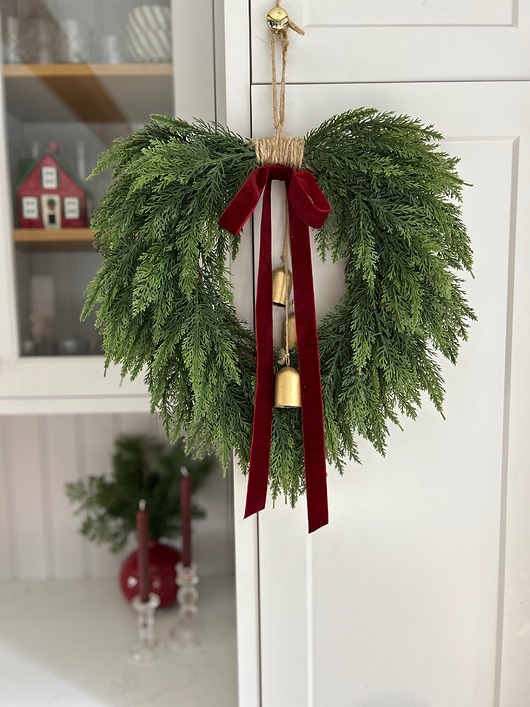 wianki SZTUCZNY Wianek na drzwi - ok.45cm